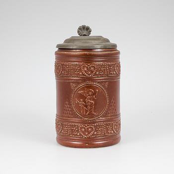 STOP, stengods, troligen Bayern, 1700-tal.