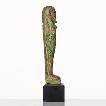 Ushabti, troligen Egypten, 26:e dynastin ca 650 f. Kr.