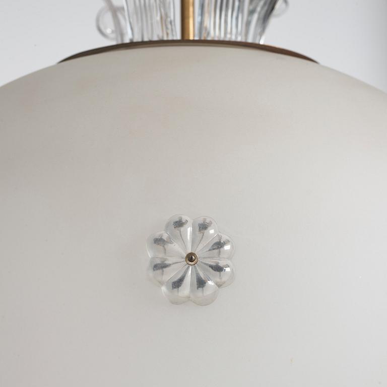 Harald Notini, a ceiling lamp, model "11553", Arvid Böhlmarks Lampfabrik, 1940s.