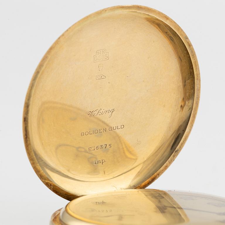 Viking, fickur, savonett, 14K guld, "Boliden Guld", 51,5 mm.