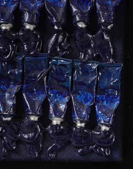 Arman (Armand Pierre Fernandez), "Monochrome Accumulation no. 3003".