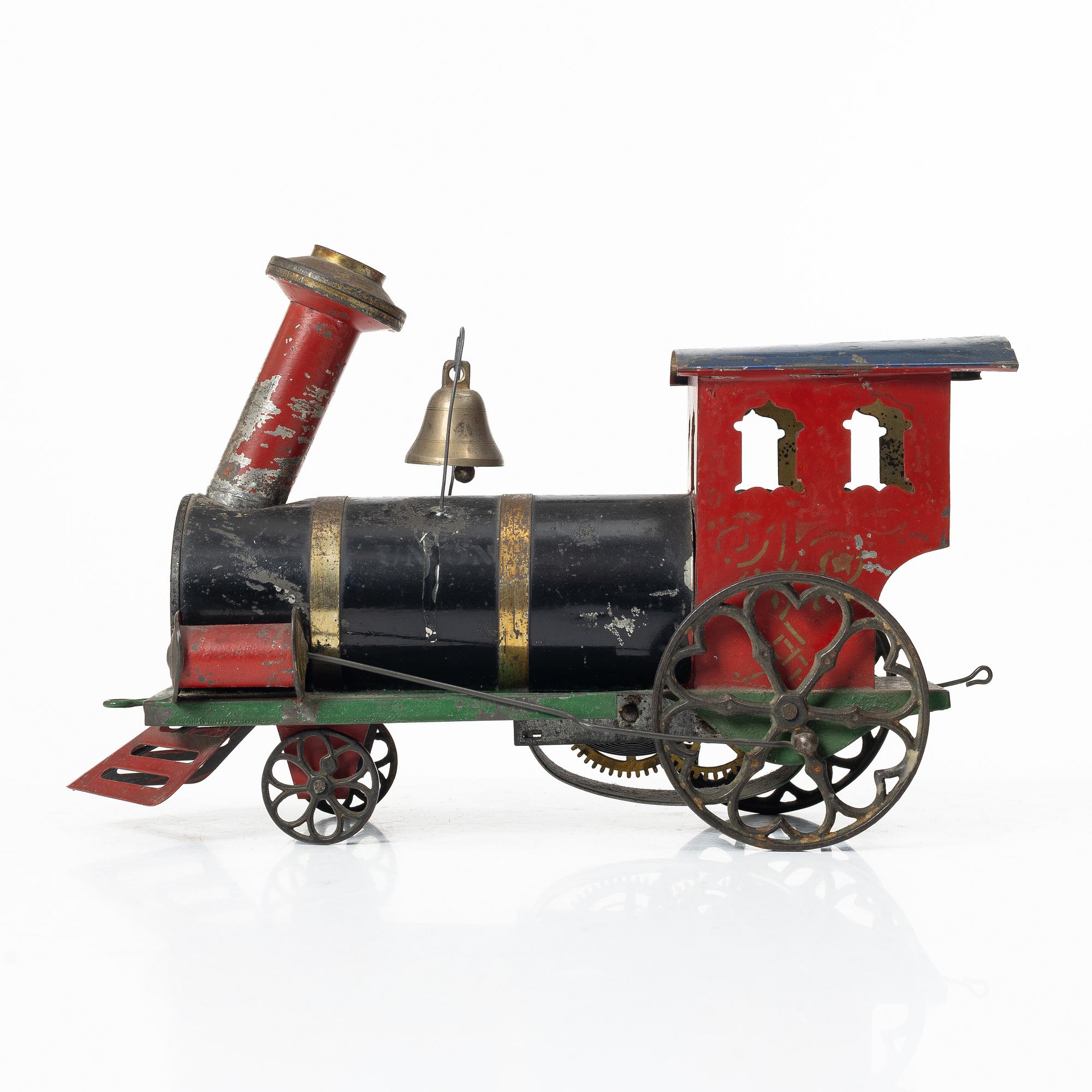 Locomotive, known as a Floortrain, USA, latter half of the 19th century.