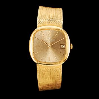 203. ARMBANDSUR, herr, IWC (International Watch Company), automatisk, 18k guld. 1960-tal. Vikt 85g.