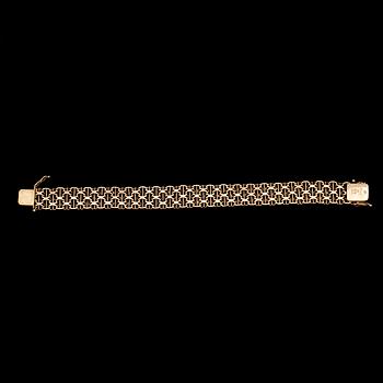 ARMBAND, 18 k guld, svenska stämplar 1966. Vikt ca 20 g.
