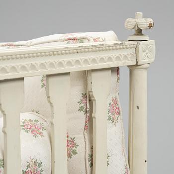 A Swedish Gustavian sofa, late 18th century.