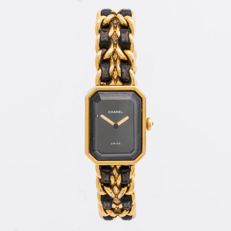 CHANEL, watch, golden plaque stainless steel, 20x25 mm.