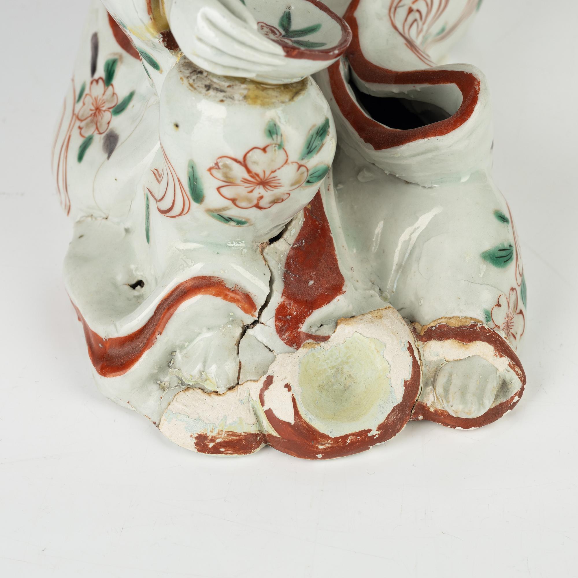 Figurin, porslin, Japan, 1700-tal.