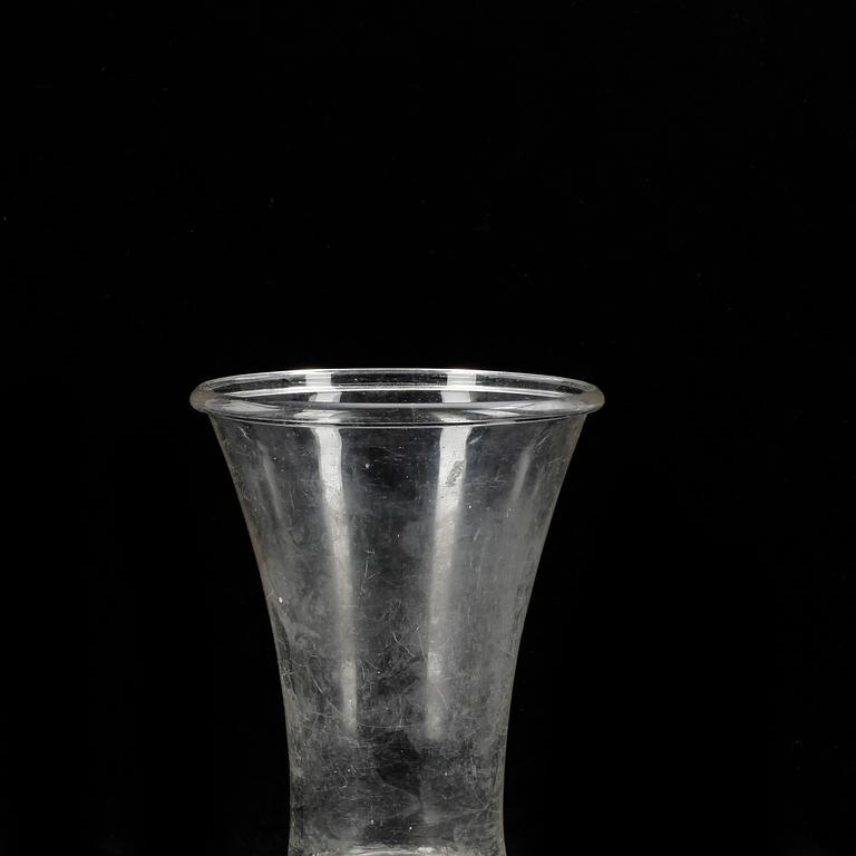 BÄGARE, glas. Sverige, 1700-tal.