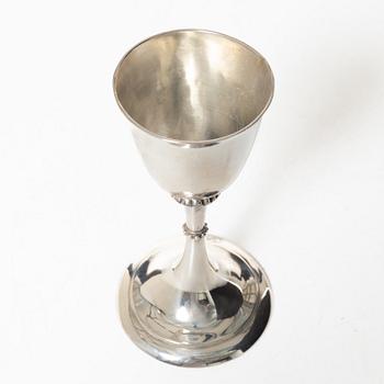A Swedish silver cup, mark of Olof Bergstedt, Stockholm 1795.