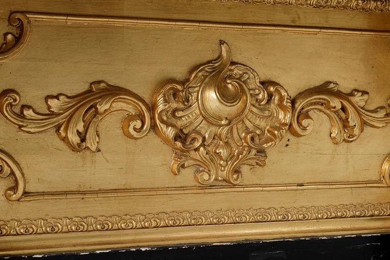 Spegel med konsolbord, 1800-talets slut.