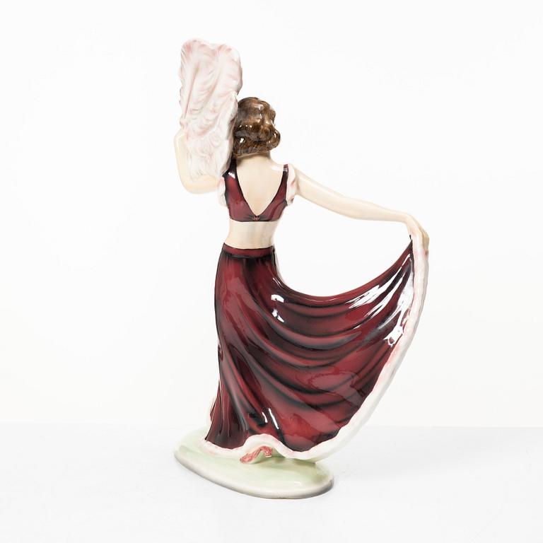 Stefan Dakon, a creamware figurine, Goldscheider, Austria, 1930's/40's.