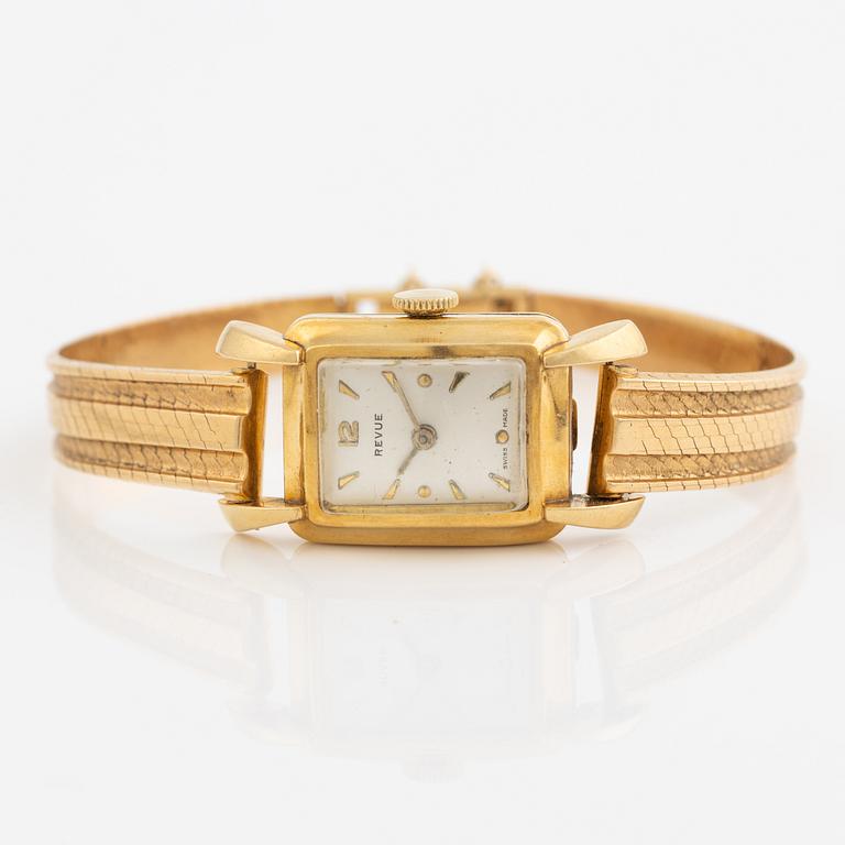 Revue, wristwatch, 17 x 21 (32) mm.