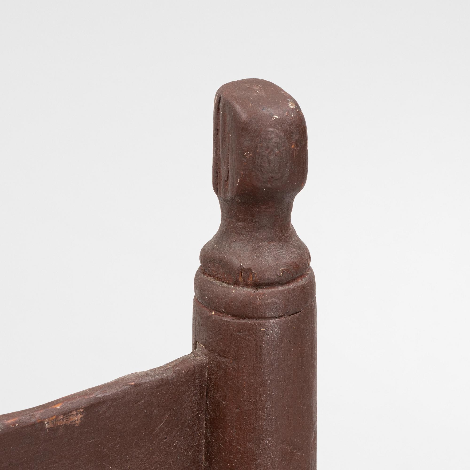 A set of ten Swedish ladder-back chairs, first part of the 19th century.