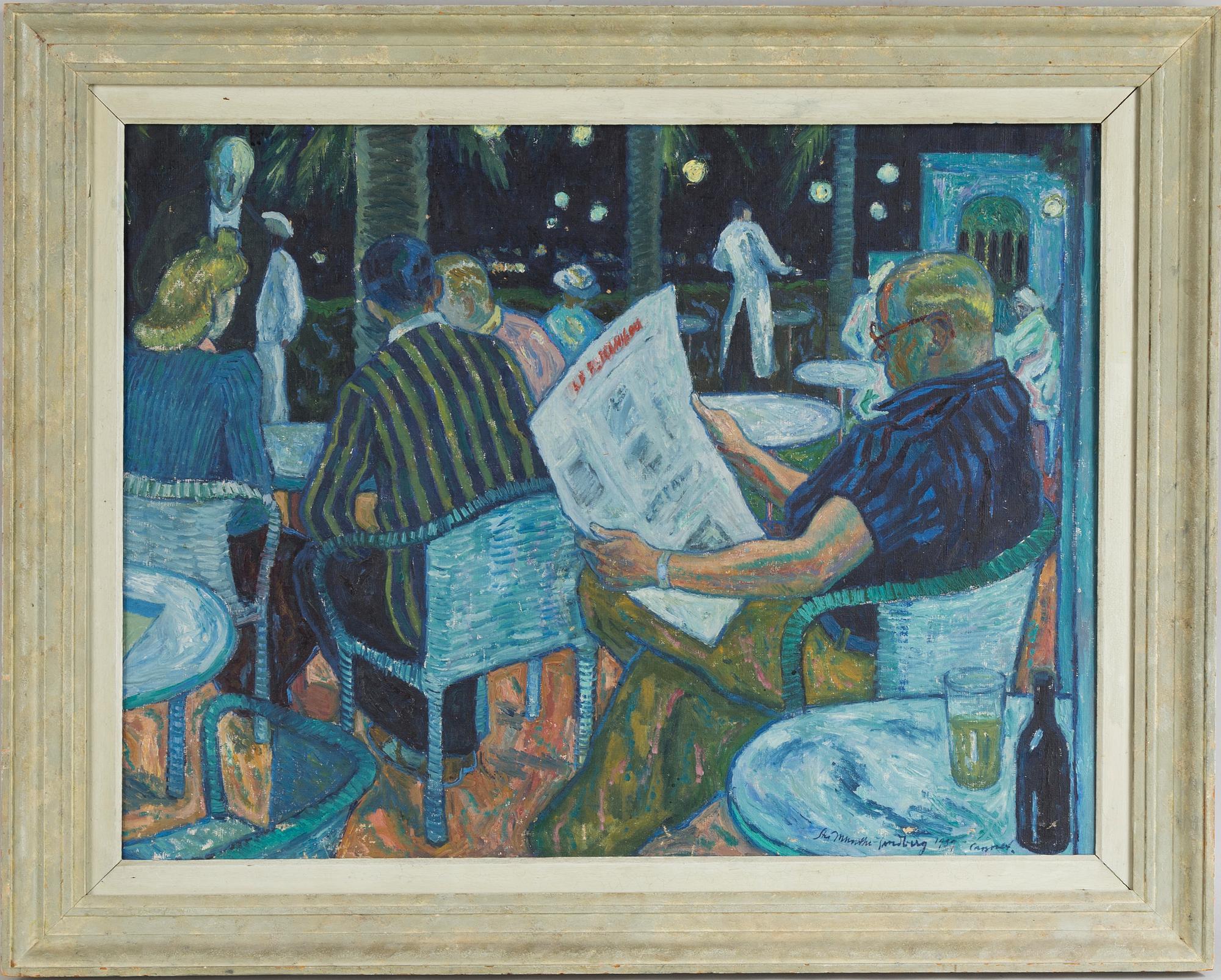 STIG MUNTHE-SANDBERG, Olja på duk, signerad och daterad 1939.