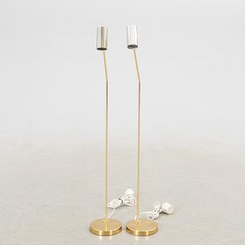 Golvlampor ett par Bergboms 1900-talets senare del.