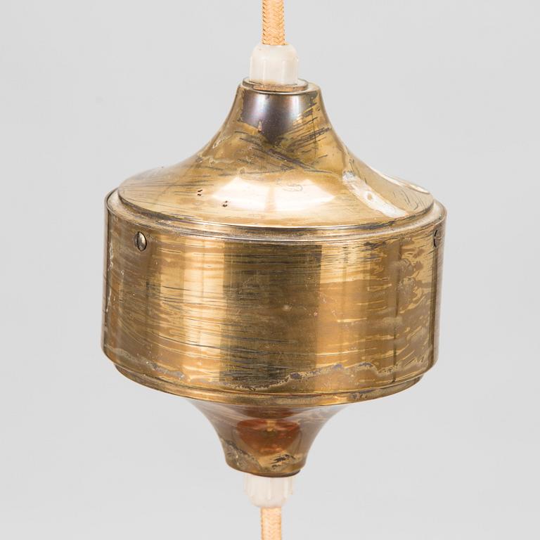 Poul Henningsen, taklampa PH-4/4 "Pulley pendant" för Louis Poulsen, tillverkad  1926-1928.