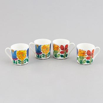 Stig Lindberg, 4 pieces, "Tahiti", Gustavsberg.