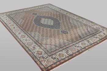 A carpet, Tabriz, part silk, 50 raj, ca 414 x 300 cm.