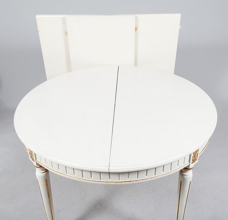 MATGRUPP, 7 del, gustaviansk stil, 1900-talets mitt.