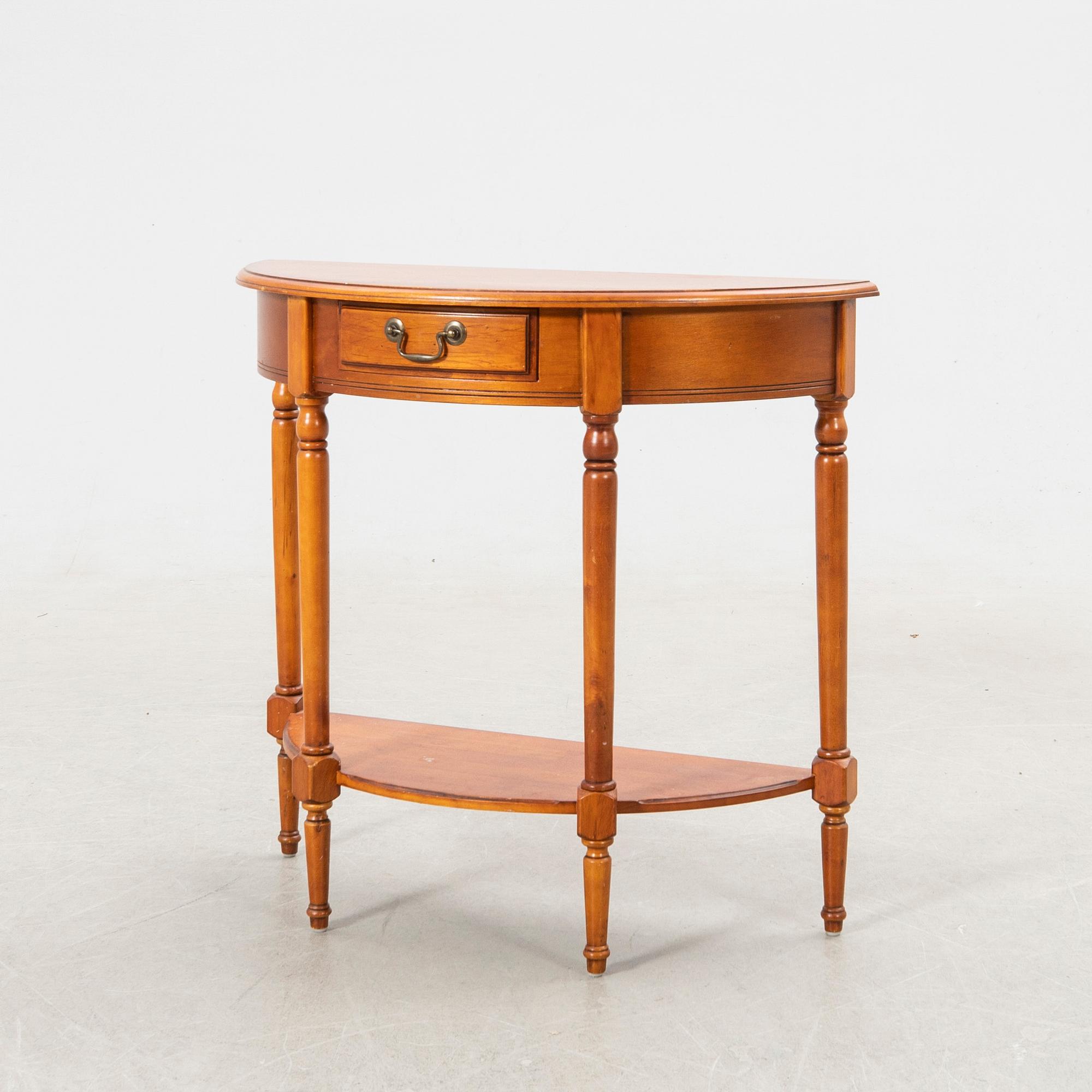 Console table, modern production.