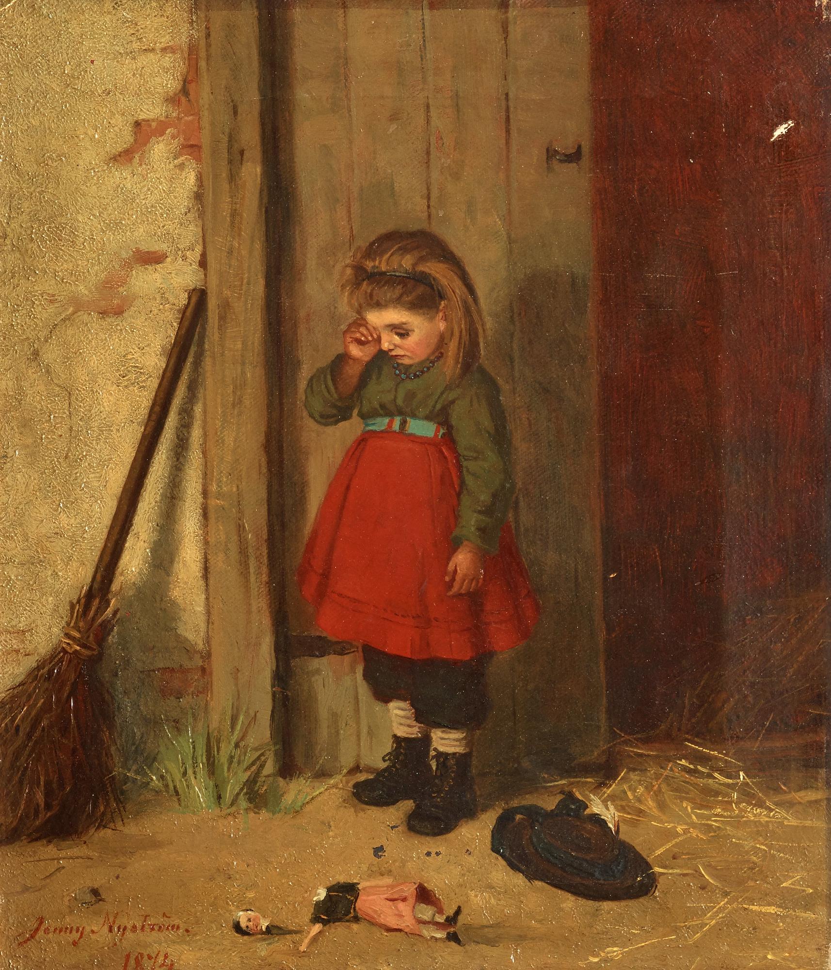 Jenny Nyström, The broken doll.