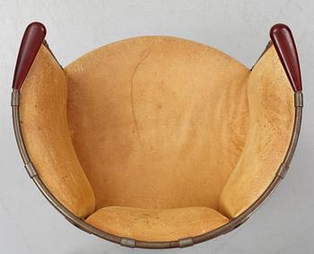 Mats Theselius, an 'Älgskinnsfåtöljen' lounge chair, Källemo, ed. 311/360, Sweden post 1991.