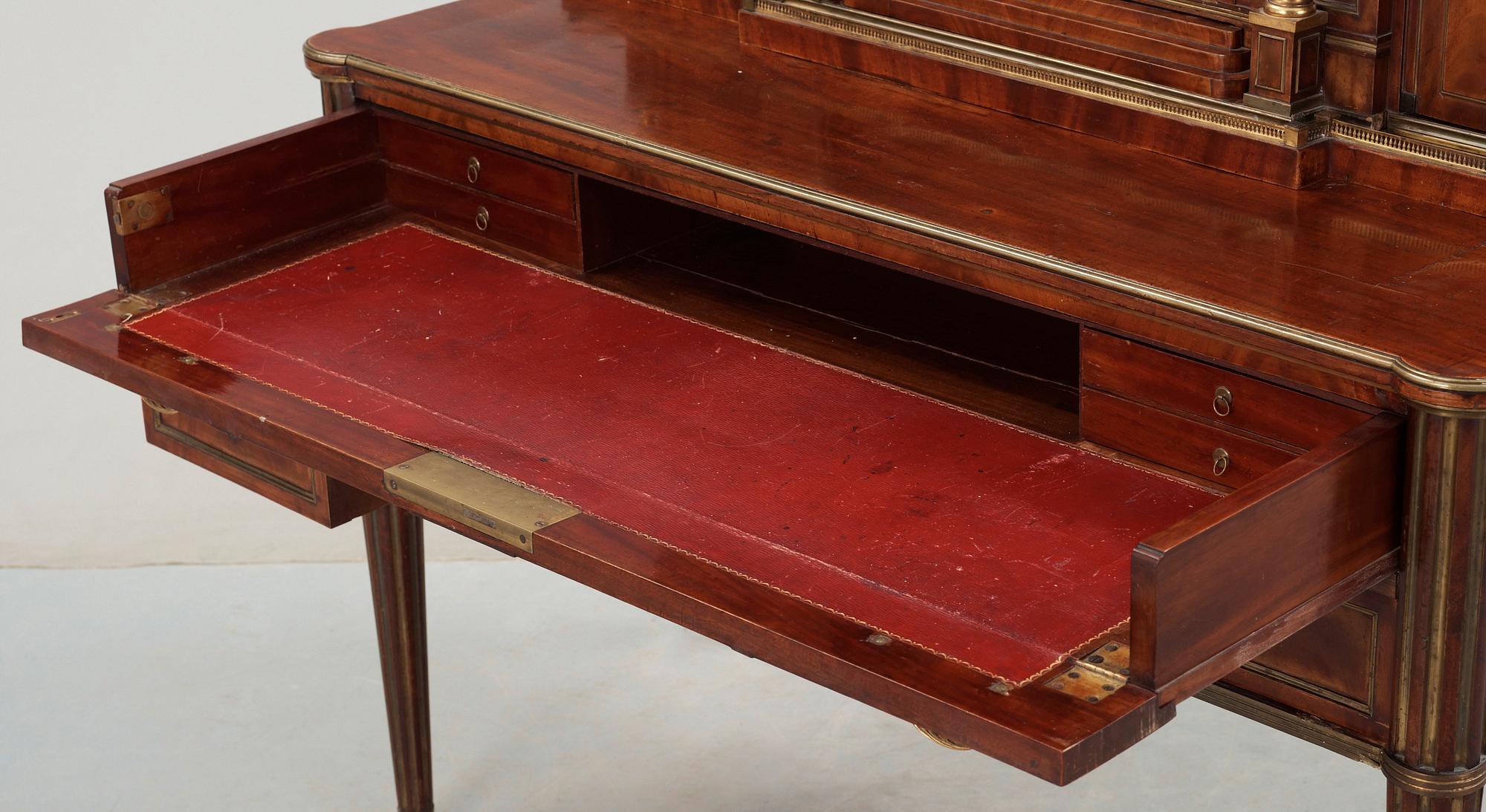 A RUSSIAN DIRECTOIRE 1790'S WRITING TABLE ATTRIBUTED TO CHRISTIAN MEYER.