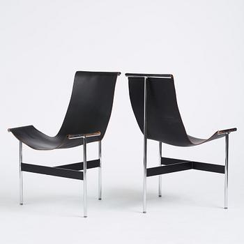 William Katavolos, Douglas Kelley & Ross Littell, 4 stolar modell "3LC T-Chair", Laverne International, USA, efter 1952.