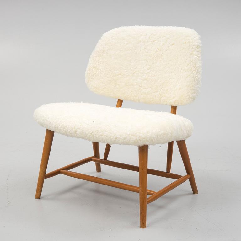 Alf Svensson, an armchair, "Teve", Studio Ljungs Industrier AB, Malmö, Bra Bohag, 1950s.