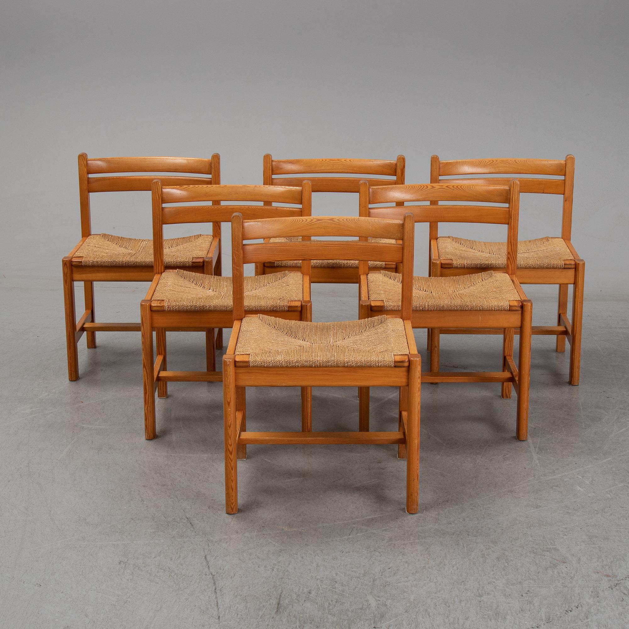 Børge Mogensen, stolar 6+2 st, "Asserbo", Karl Andersson och söner.