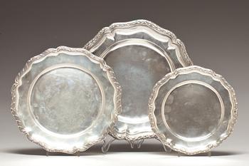 FAT, 3 st, silver. Total vikt ca 940 g.