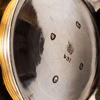 Charles Reily & George Storer, a silver coffee pot from London, England, 1843.