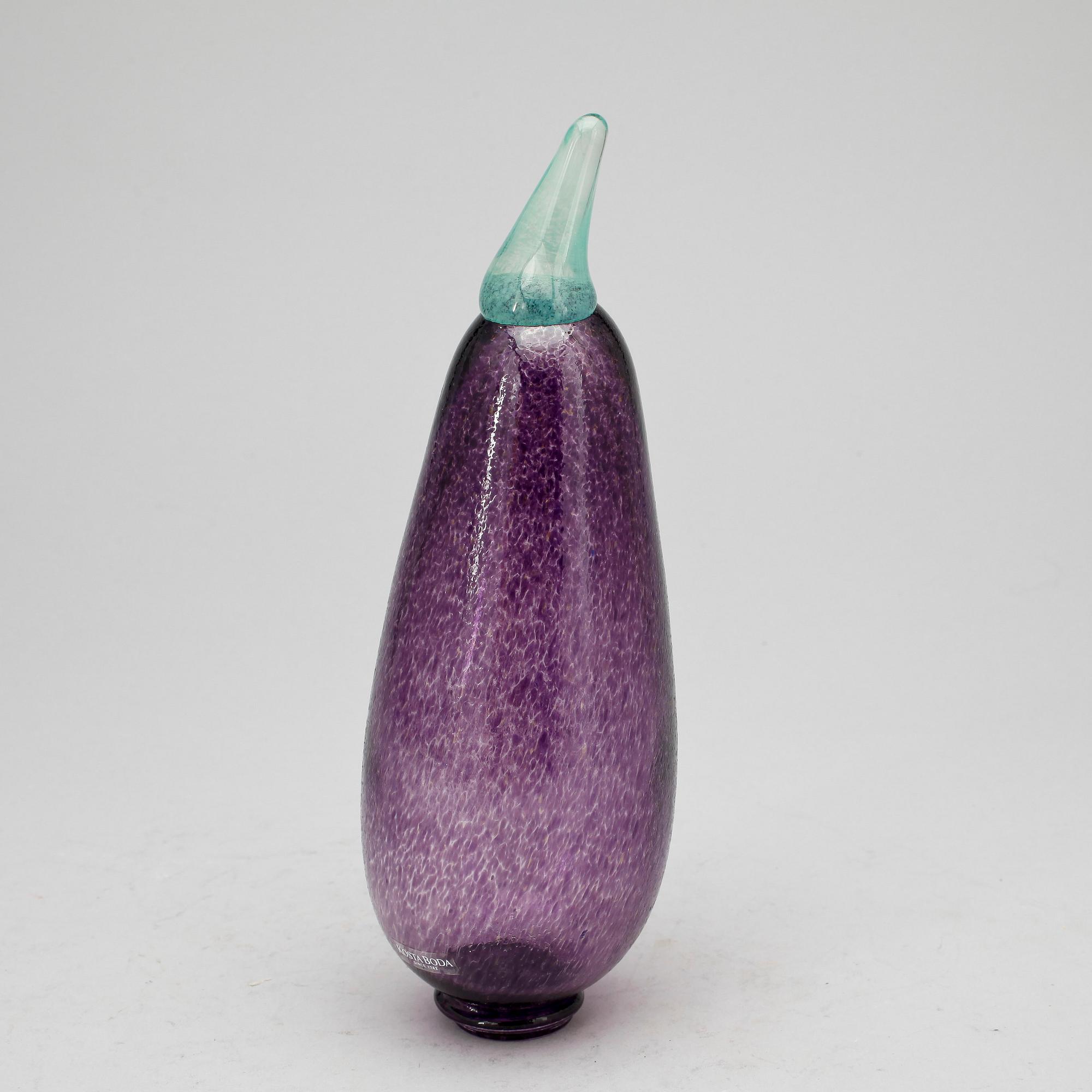SKULPTUR, glas, Gunnel Sahlin, Kosta Boda.