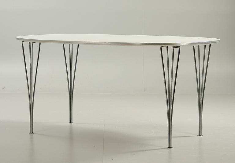 BORD, "Superellips". Design Bruno Mathsson & Piet Hein. Fritz Hansen, Danmark.