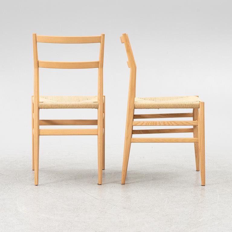Gio Ponti, A pair of 646 Leggera chairs, Cassina.