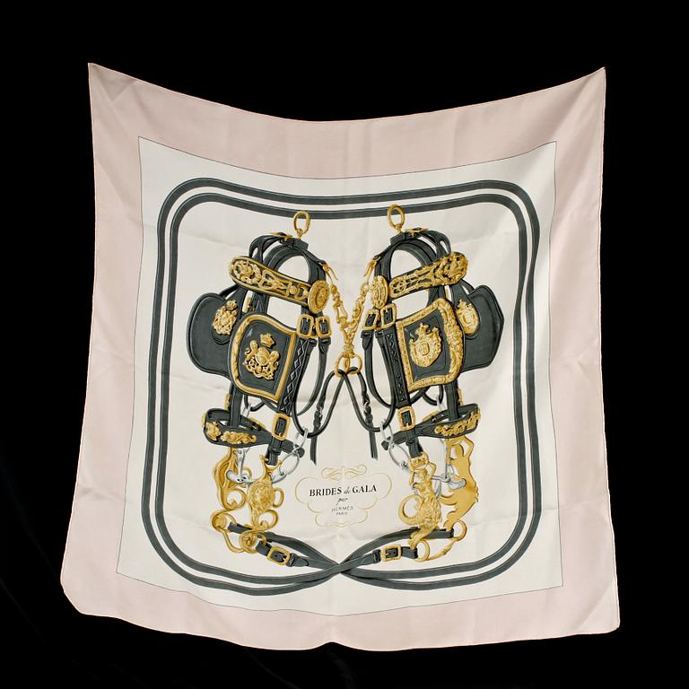SCARF, siden, "Brides de gala, design Hugo Grygkar, Hermés, 1900-talets fjärde kvartal.