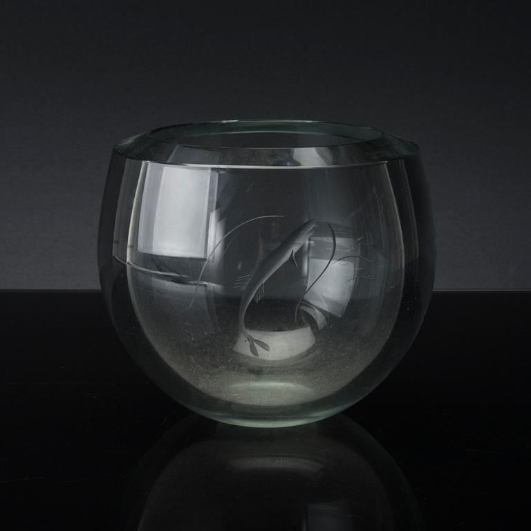SKÅL, GLAS, Eda glasbruk, 1900-talets mitt.