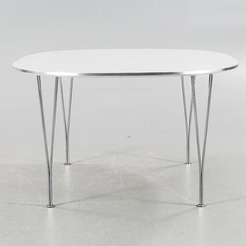 BRUNO MATHSSON & PIET HEIN, bord, "Superellips", Fritz Hansen, 1987.