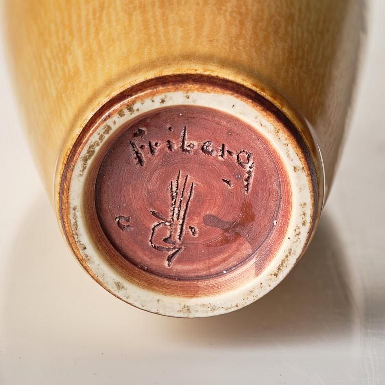 Berndt Friberg, a stoneware vase, Gustavsberg studio, Sweden 1961.