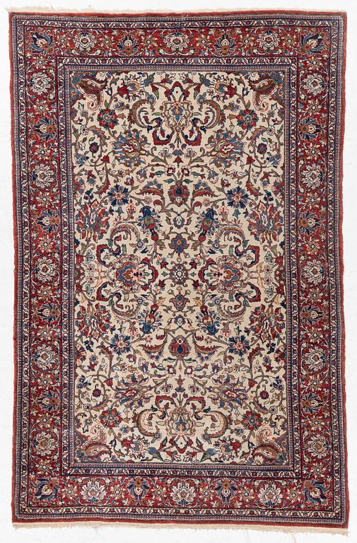Matta, semiantik Najafabad, Isfahan området, ca 208 x 138 cm.