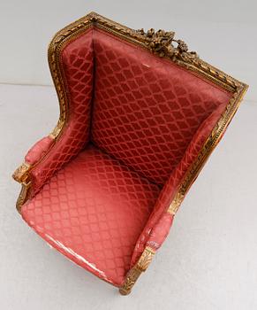 FÅTÖLJ, Louis Seize stil, 1900-talets första hälft.