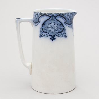 MATSERVIS, 68 delar, "Empire", flow blue, Soho Pottery Limited, Cobridge, England 1900-talets första hälft.