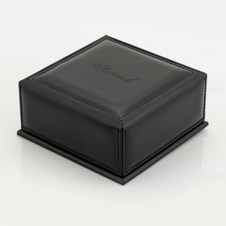 18K gold and brilliant cut diamond "ice cube" necklace, Chopard.