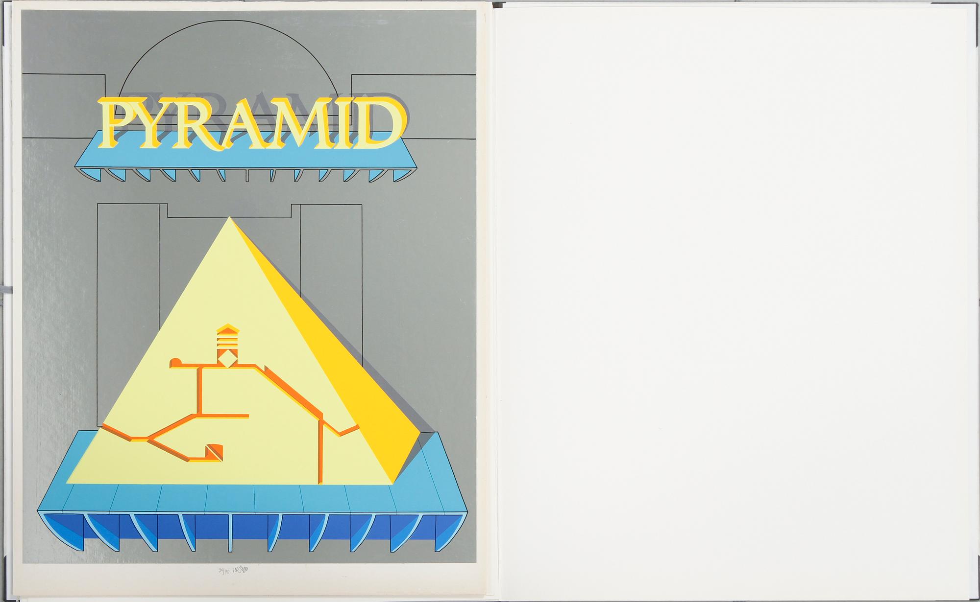 LUCIO DEL PEZZO, 5 st serigrafier i mapp, signerade och numrerade 30/90, 1972.