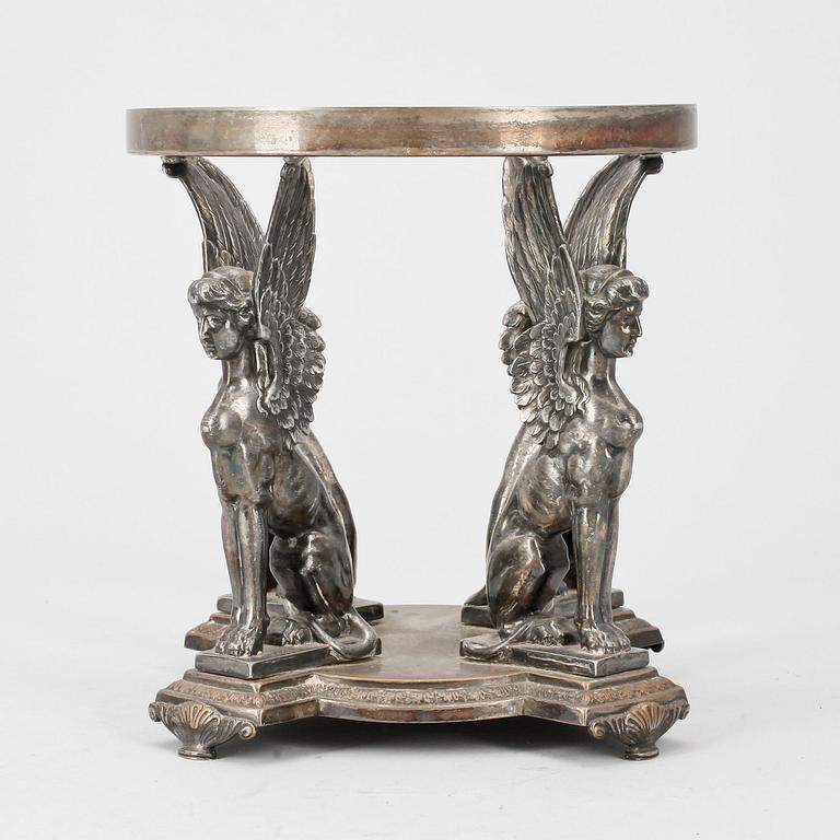 UPPSATS, nysilver, omkr sekelskiftet 1900.