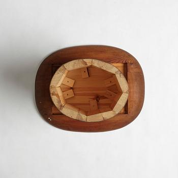 Axel Einar Hjorth, a stained pine 'Utö' table, Nordiska Kompaniet, 1930s.