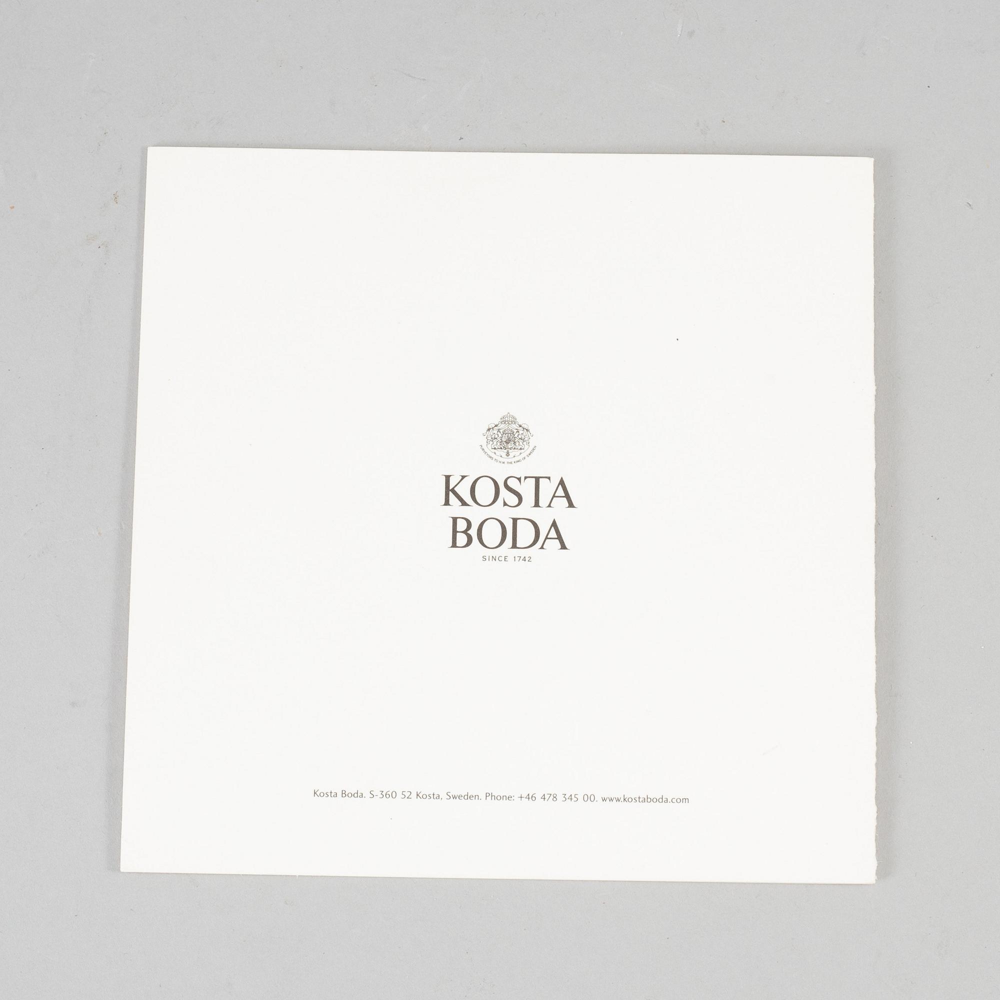 BERTIL VALLIEN, a unique Swedish artglass sculpture "Powerfigure", Kosta Boda,