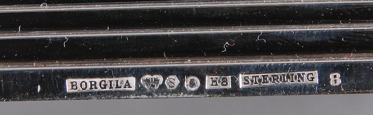 CIGARRSKRIN, silver, Atelier Borgila Stockholm 1934.