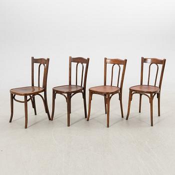 Chairs, 4 pcs, first half of the 20th century.