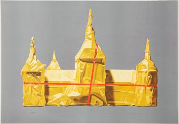 Yrjö Edelmann, "Wrapped castle of Kalmar".